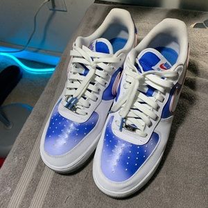 Restored pacific blue Air Force 1s